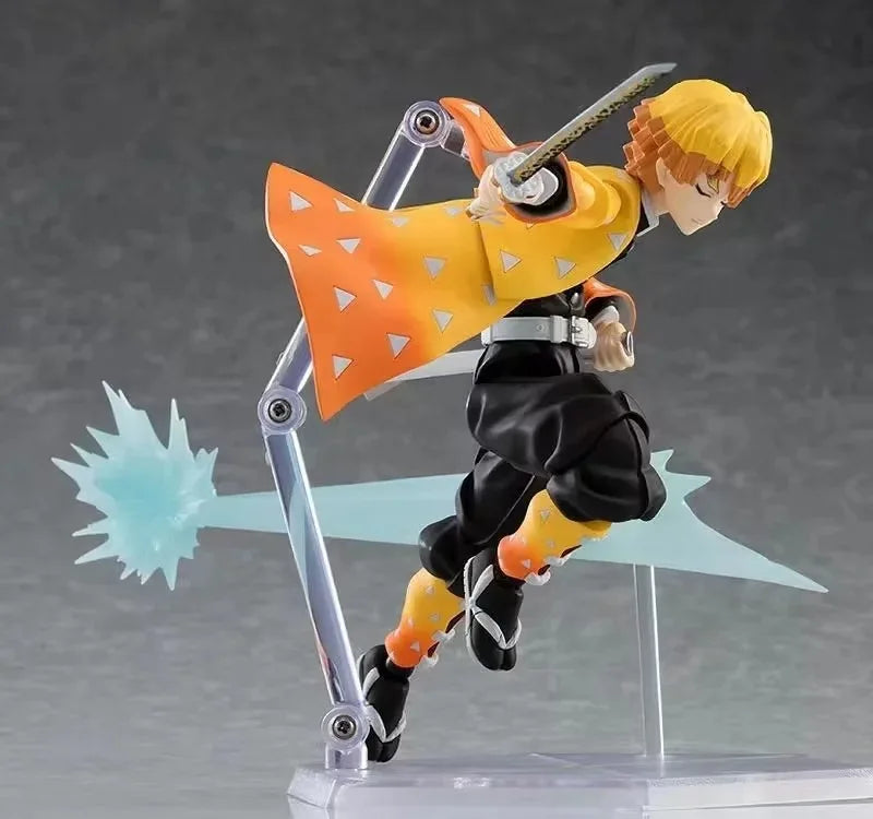 Dämonentöter-Charakter Agatsuma Zenitsu Figma DX-522 Figur Modell Spielzeug 15cm