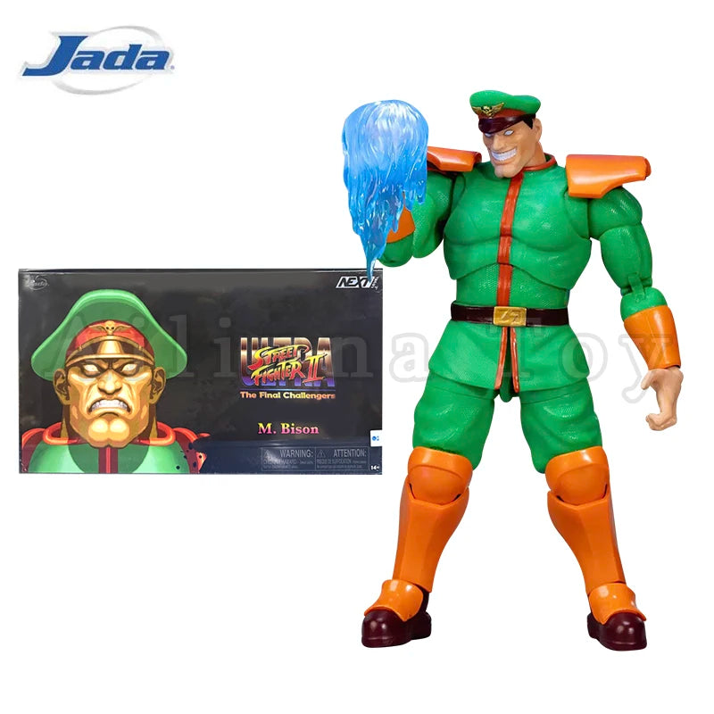 Jada Toys 1/12 6inch Action Figure Ultra Street Fighter II: The Final Challengers Bison Dhalsim Exclusive Anime Toy