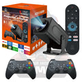HCS350 PRO+ tragbarer 3D-HD-Projektor für Retro-Videospielkonsolen, reibungslos ohne Pufferung für Android WIFI6-Dualsystem-Gaming