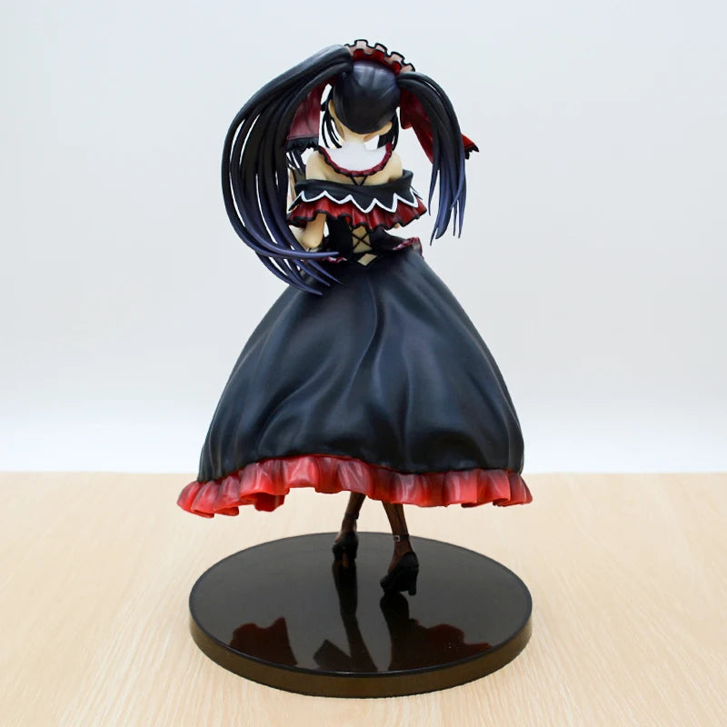 24cm KDcolle Date A Bullet Kurumi Tokisaki Anime Figure Date A Live Yatogami Tohka Bunny Girl Action Figure Adult Model Doll Toy