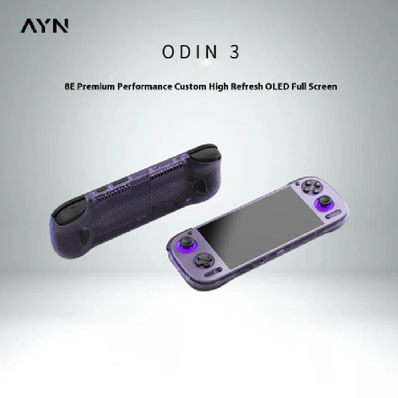AYN Odin 3 Game Console 6Inch 1080P 120Hz AMOLED Screen Game Console 8000mAh Hall-Effect Joystick/Trigger Handheld Game Consoles