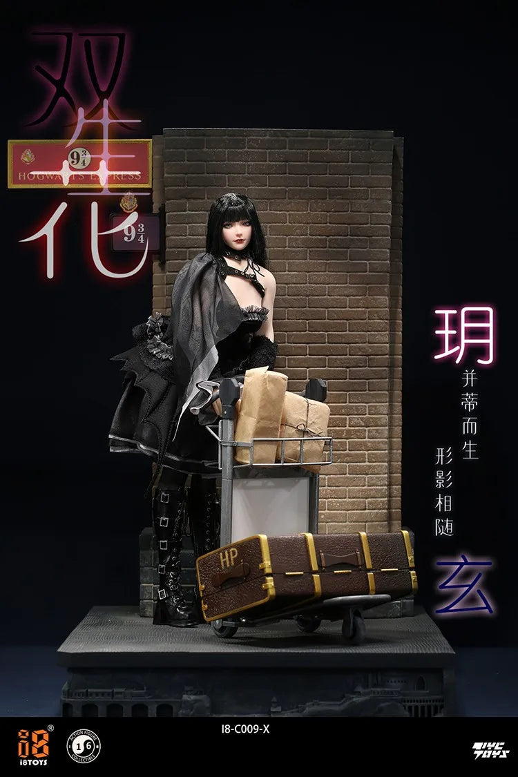 In Stock I8TOYS I8-C009 1/12 Scale Female Warrior Handsome  Twin Flowers Clothing Set Fit 6inch Action Figure Model Toys