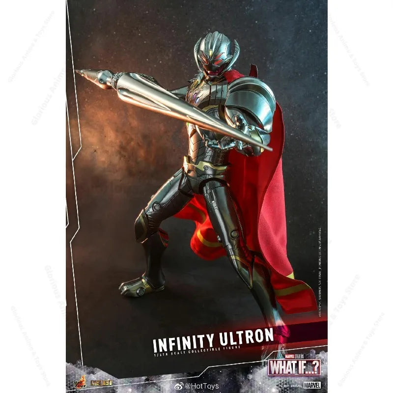 In Stock HOTTOYS HT TMS063D44 Animated Series: Infinite Ultron Phantom Movable Model Gift Collection  Collectible Figure