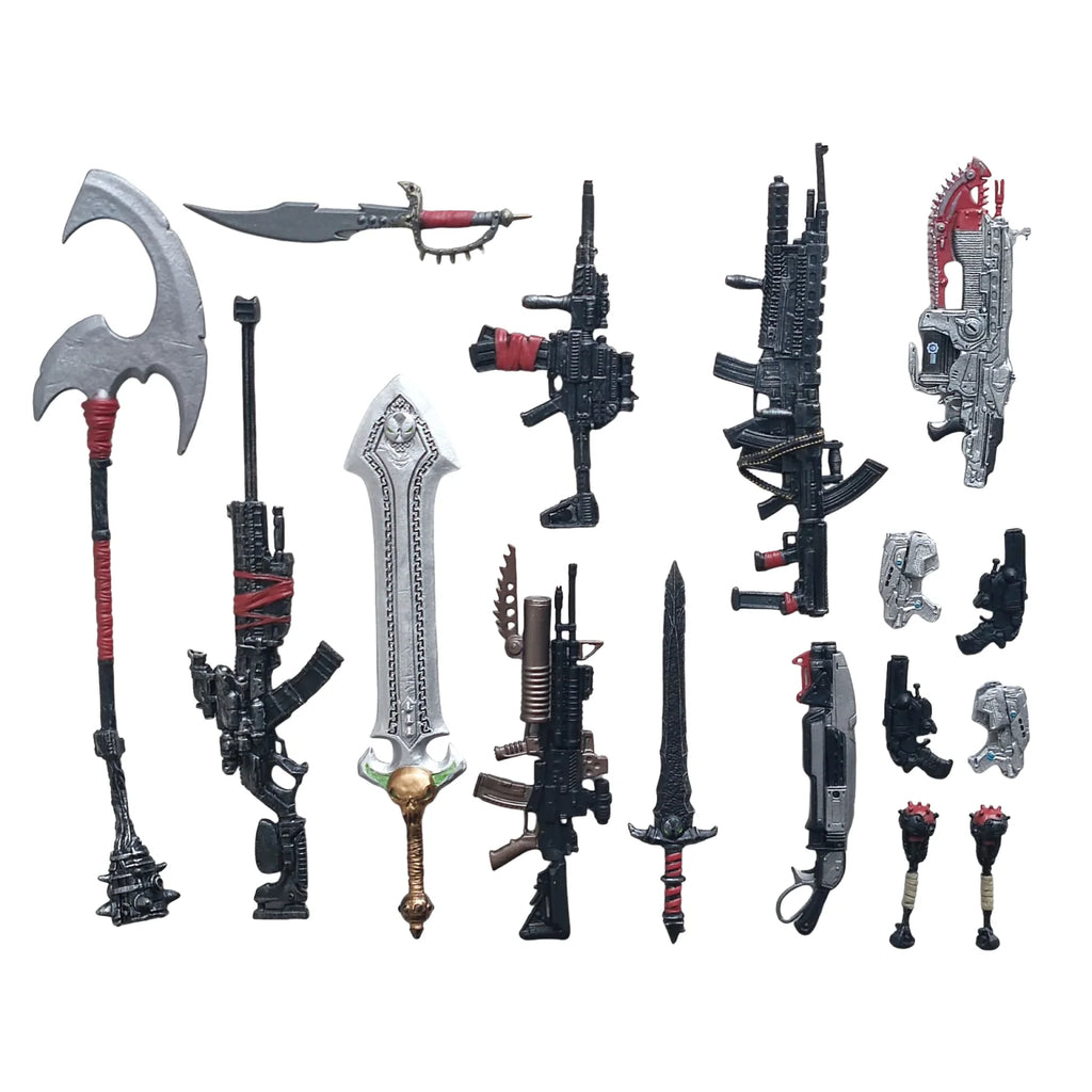 Toy Weapons Accessory Deluxe Pack 4.0 Version for 7" Action Figure