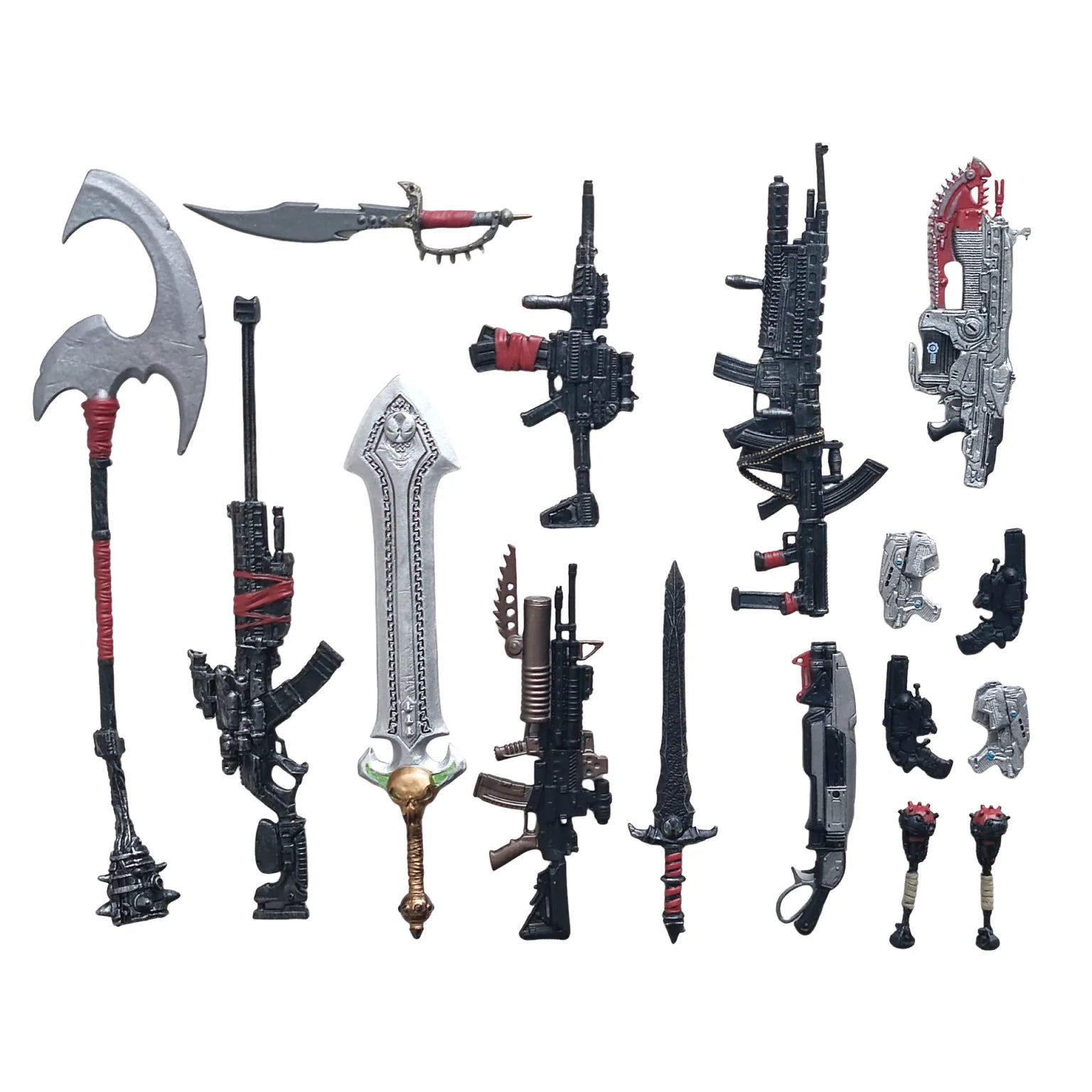 Toy Weapons Accessory Deluxe Pack 4.0 Version for 7" Action Figure