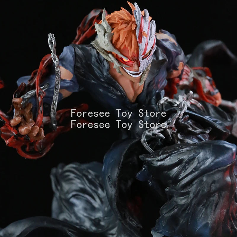 22cm Kurosaki Ichigo Figure BLEACH Anime Figures Collection Model Light-up Desktop Ornament Decorations Best Gifts for Children