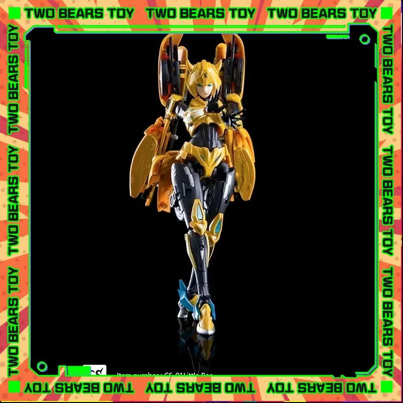 Ln Stock CollectionSpace CS-01 Transformation Bumblebee Mobile Suit Girl 17.5CM Anime Figures Model Action Figures Toys Gifts