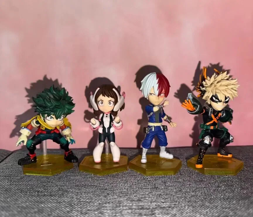 2026 in stock 100% genuine Japanese original anime Q ver Midoriya Izuku/Bakugou Katsuki/OCHACO URARAKA PVC action figure