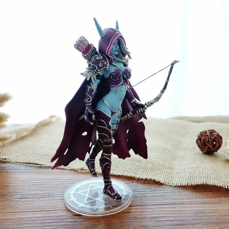 WOW Fall des Lichkönigs Arthas Sylvanas Windrunner Sylvan Archery Queen World Of Warcraft Dota Menethil Actionfigur Spielzeug