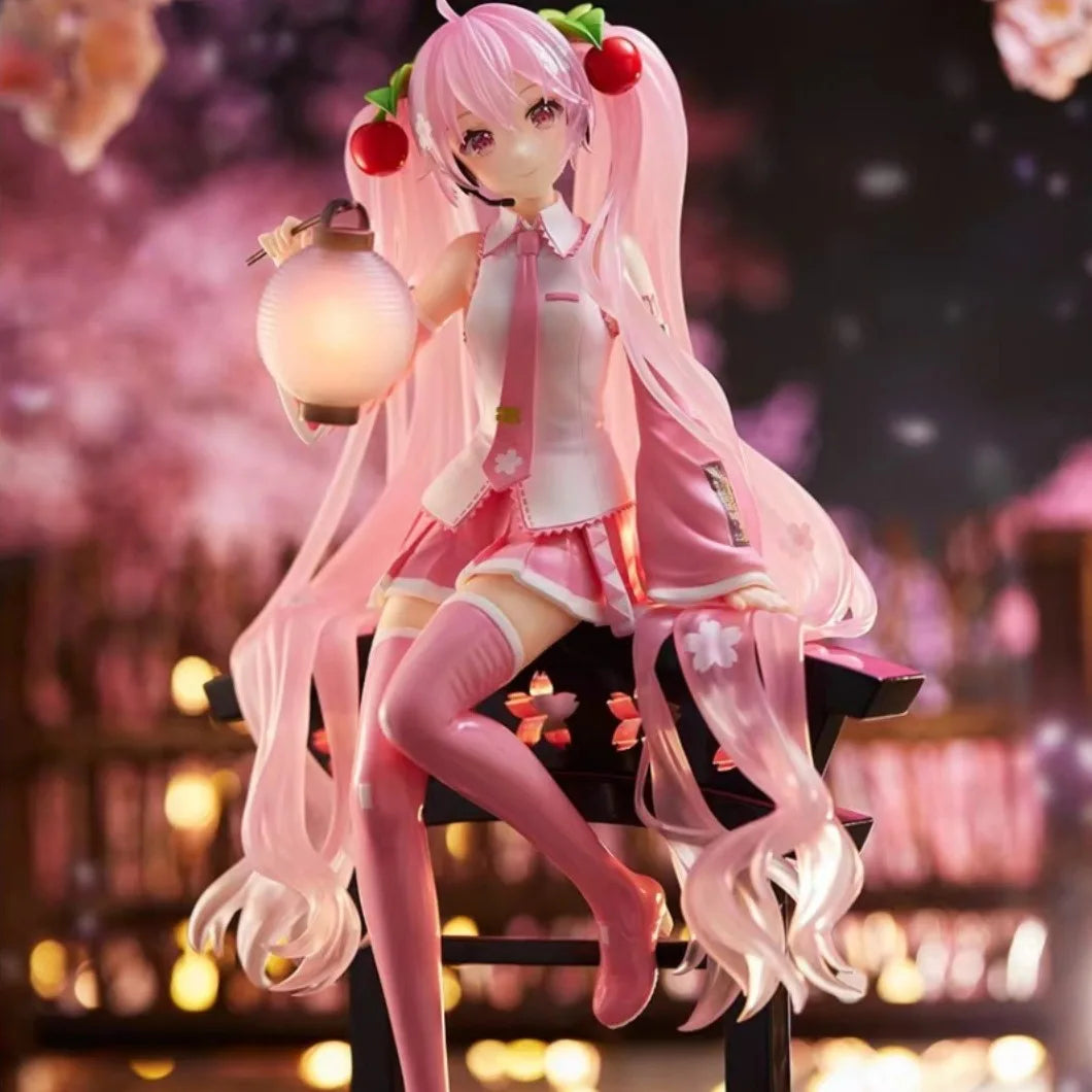 Hatsune Miku anime figures Artist Masterpiece Amp Collection Kawaii cartoon Beauty Waifu Figurines doll Model kids Toys gifts