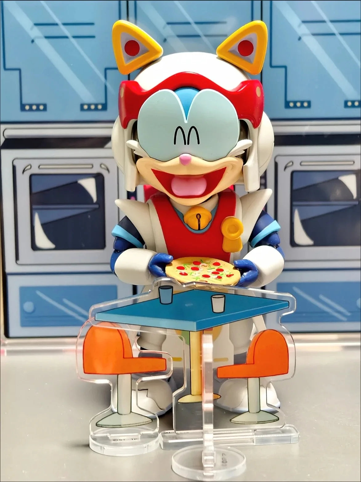 YOLOPARK 13.3cm Samurai Pizza Cats AMK PRO Series Speedy Model Kit TOY Gift For girl boy