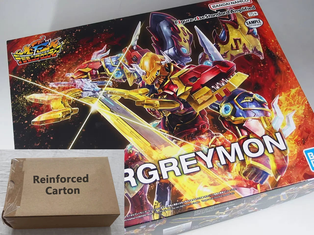 In Stock BANDAI FRS Kaiser Greymon Assemble Model Toys FIGURE-RISE Digimon Frontier KAISERGREYMON Digimon Adventure