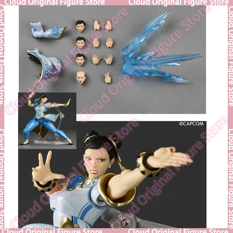 In Stock 100% Original KAIYODO AMAZING YAMAGUCHI Street Fighter 6 Chun-Li Action Figures Toys Collection Hobby Gift