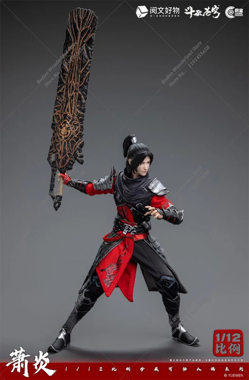 In Stock Cosmic Creations CC9114 1/12 Scale Fantasy Novels The Sky Xiao Yan  6Inch Action Figure Model Toys for Collection