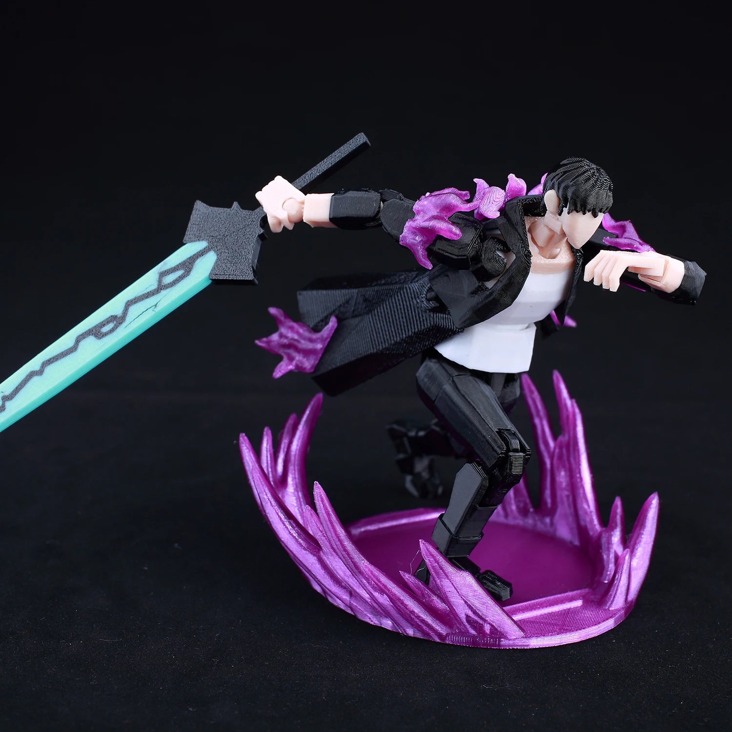 9L 3D-gedruckte Solo Leveling Sung Jin-Woo Lucky T13 Dummy 13 bewegliche Shapeshift-Actionfiguren Schaufensterpuppenspielzeug für Fans Geschenke