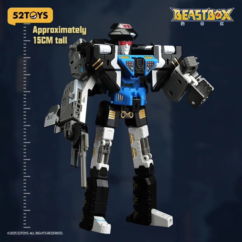52TOYS 1/4 SQUAD FIREPOWER ROBO, Deformation Toys Action Figure, Collectible Converting Toys