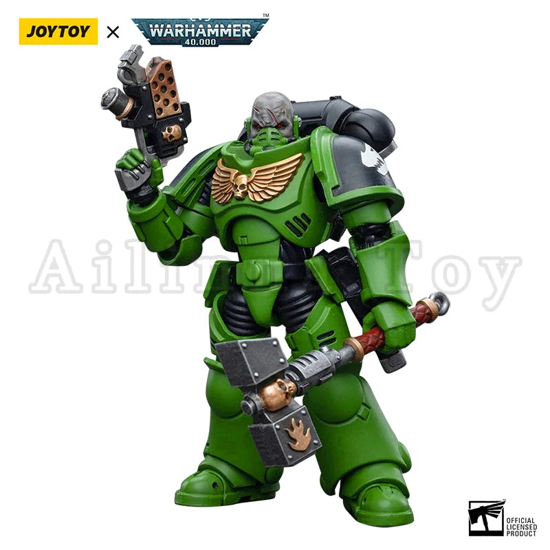 JOYTOY 1/18 Action Figure 40K Salamanders Intercessors Anime Military Model