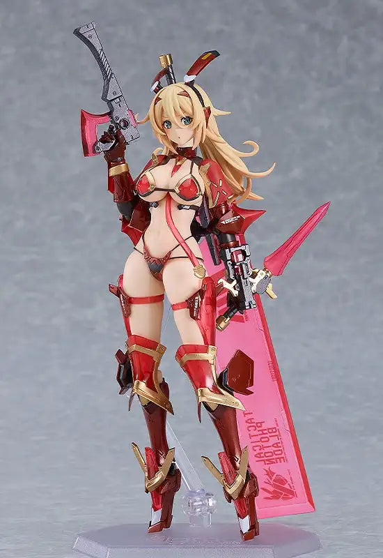 Max Factory Good Smile figma Veronica Sweetheart Bunny Suit Planning Movable Figure 170mm With 4 Faces & Weapons Collectible