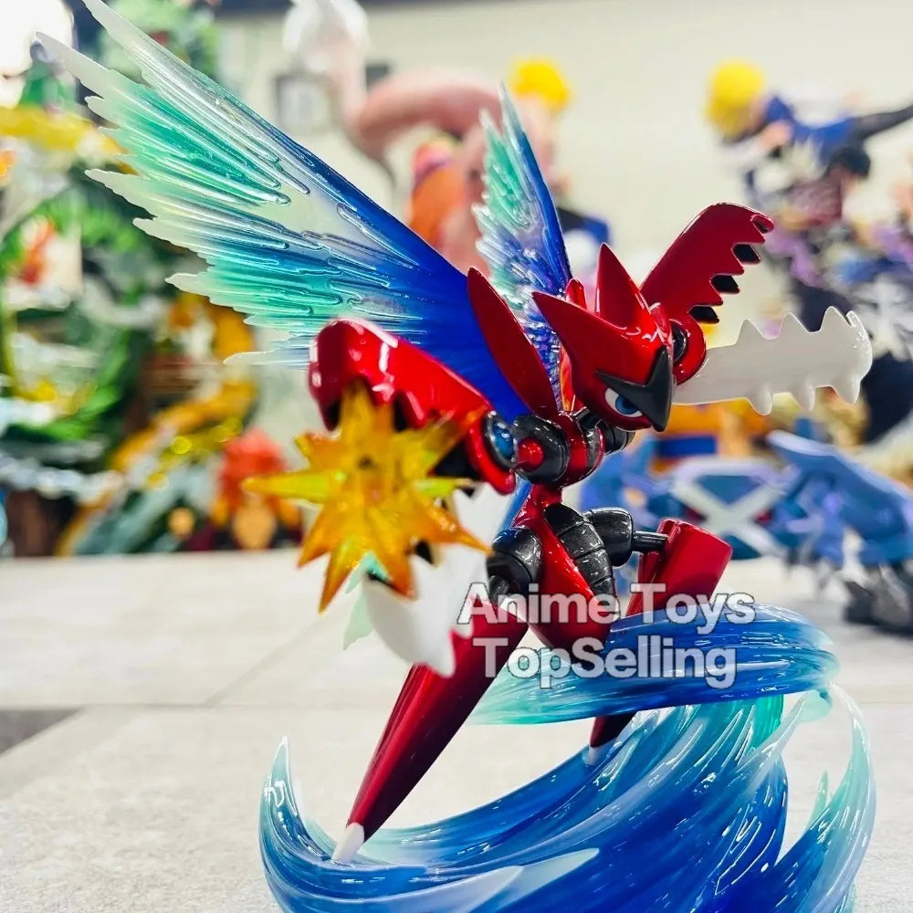 13cm/5.12in Anime Pokemon Figure Mega Scizor Action Figures Pvc Statue Desktop Ornamen Collection Model Toys for Children Gifts