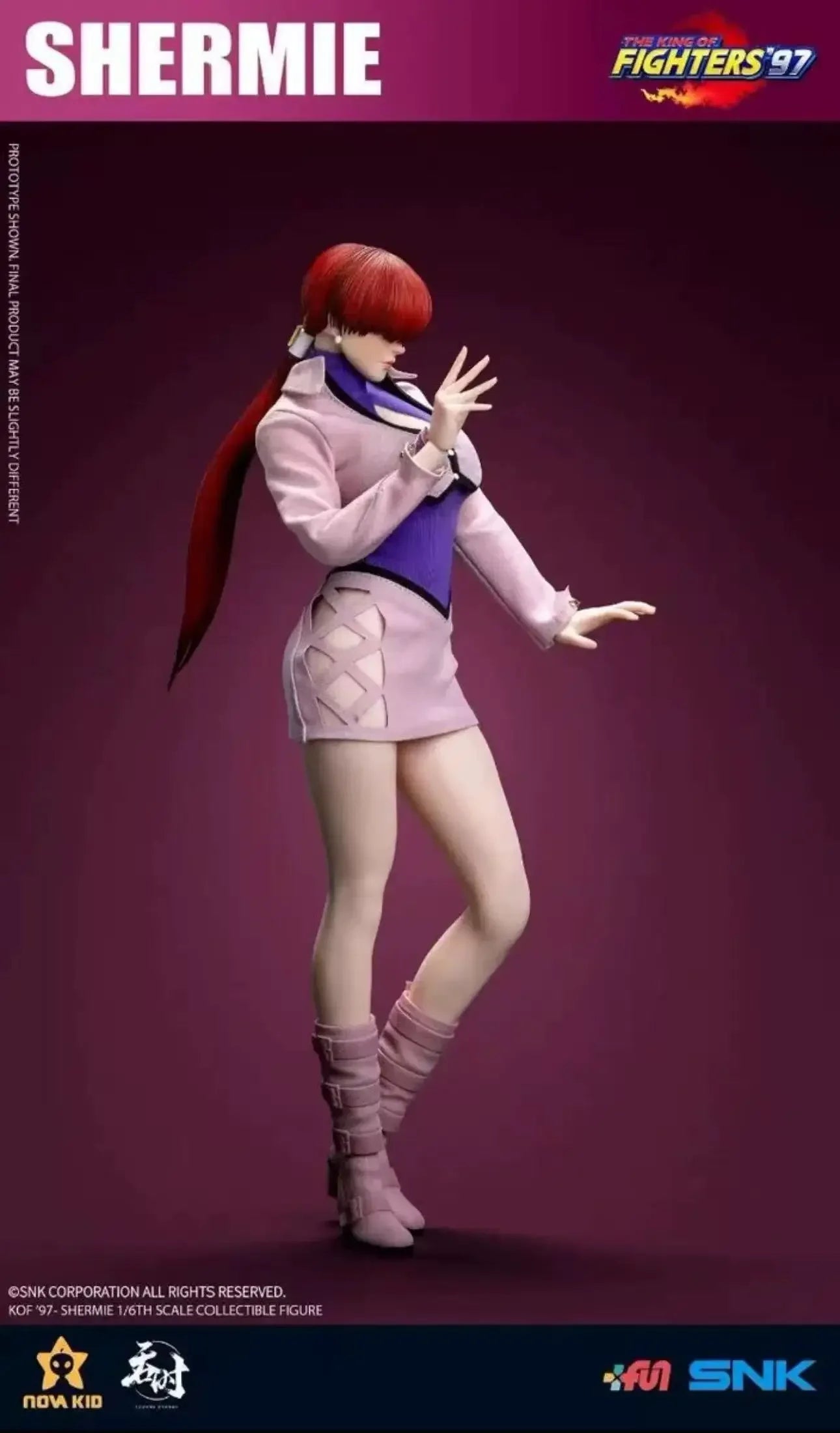 TUNSHI King of Fighters 97 Shirmi SHERMIE 1/6 Moving Common Doll SNK