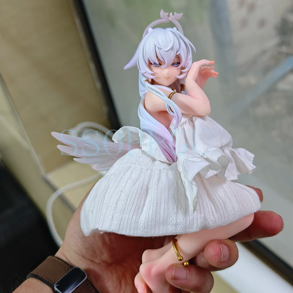 27cm Native Figure HOTVENUS Pure White Angel-chan 1/6 Anime Girl PVC Action Figure Toy GK Statue Adult Collection Model Doll Toy
