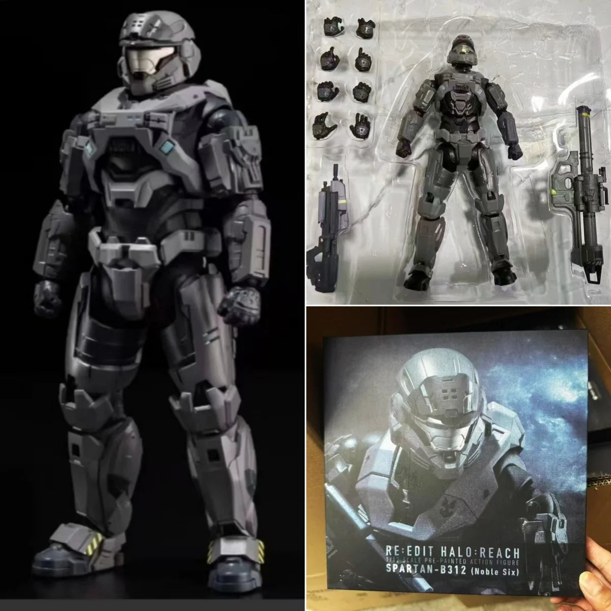 1/12 RE:EDIT Halo:Reach EMILE-A239 JUN-A266 SCALE PRE-PAINTED KO Action Figures EXCLUSIVE EDITION Desktop Decoration Toy Gifts