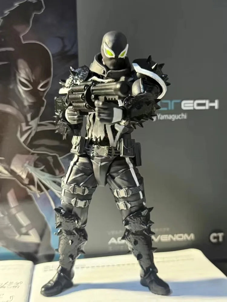 Ct Toys Spiderman Shf Agent Venom Figure Amazing Yamaguchi Agent Venom Spider Man Venom Anime Action Figure model Toys