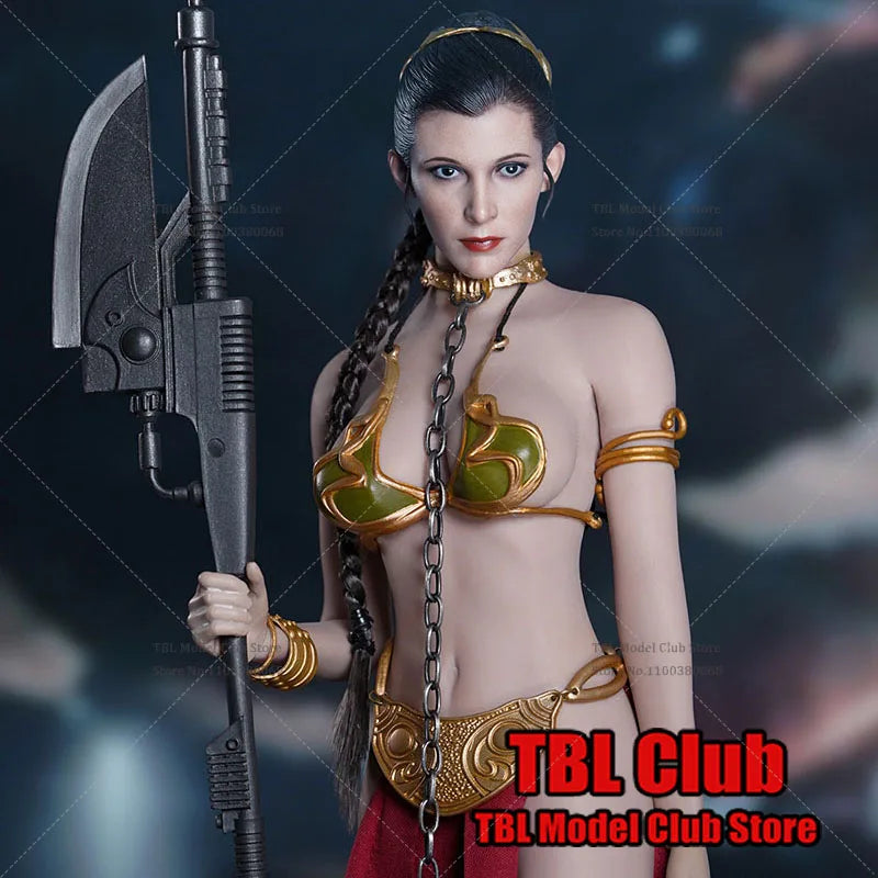 MT2021-08 1/6 Scale Leia Planet Princess Head Sculpture Clothes Accessories Set Fit 12'' PH S12D Female Action Figure Body