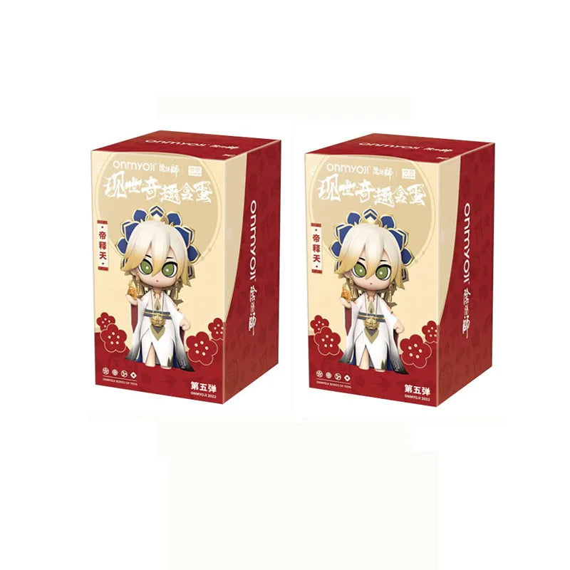 New Onmyoji Series 5 Blind Random Box Guess Bag Mystery Box Toys Anime Action Figure Desktop Ornaments Home Decor Dolls Gift