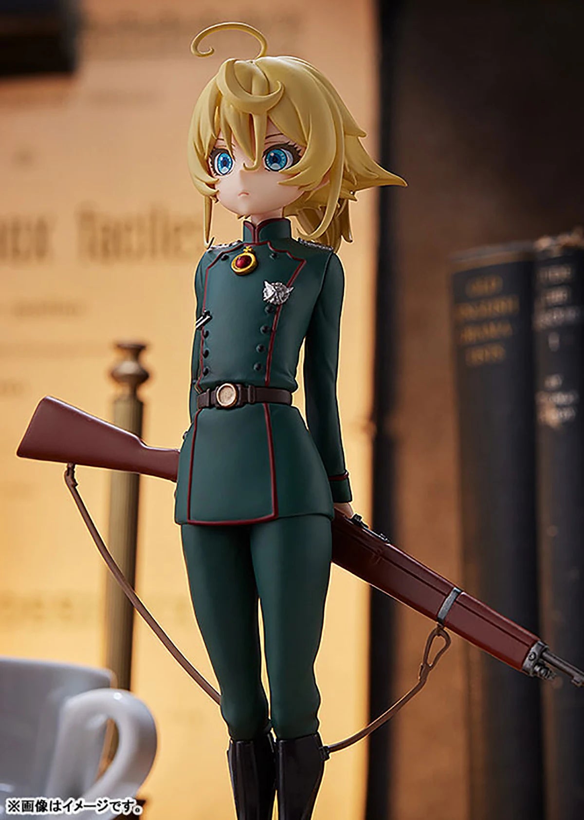 Original Genuine Good Smile Company Prepainted Pop Up Parade Youjo Senki II Tanya Degurechaff H=160mm Anime Character Figure