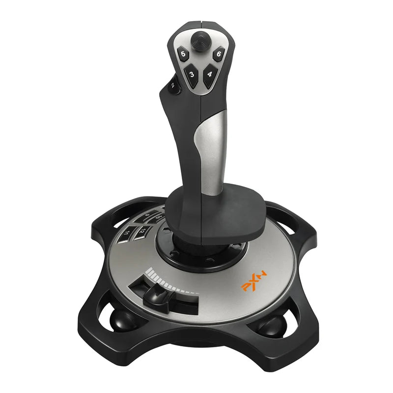 PXN-2113 Pro Joystick Flight Simulator Gamepad Controller Pc Flight Simulator Cockpit Stick for PC/Desktop Laptop  NO Vibration Function