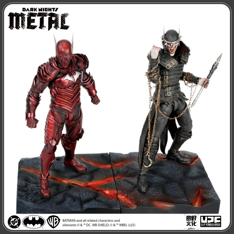 1/12 LPZZ Upfinegures Metal Series Red Death The Batman Who Laughs Anime Action Figure Model Collectibles Toy Gift Figurine