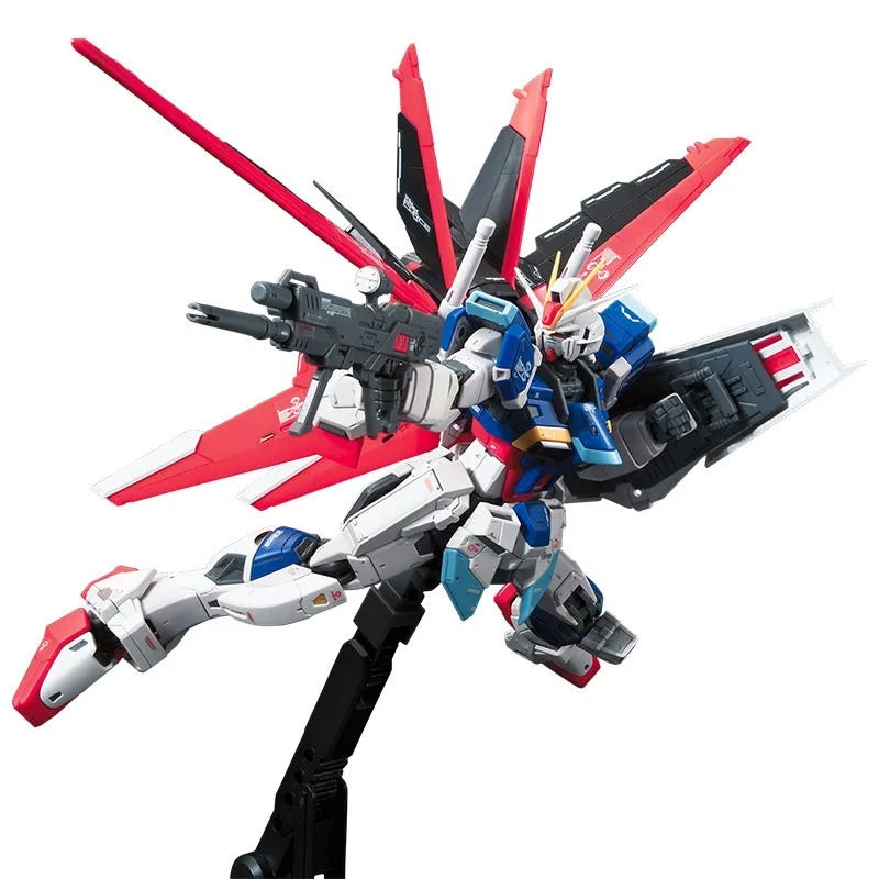Bandai Original GUNDAM RG 1/144 Anime FORCE IMPULSE GUNDAM Action Figure Assembly Model Toys Collectible Gifts for Children
