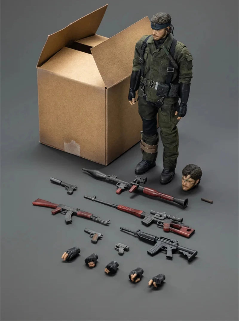 New Kraken Studio 1/12 Scale Viper Agent Metal Gear Snake Action Figure Model 6 Inch Male Soldier Action Figure Toy Model