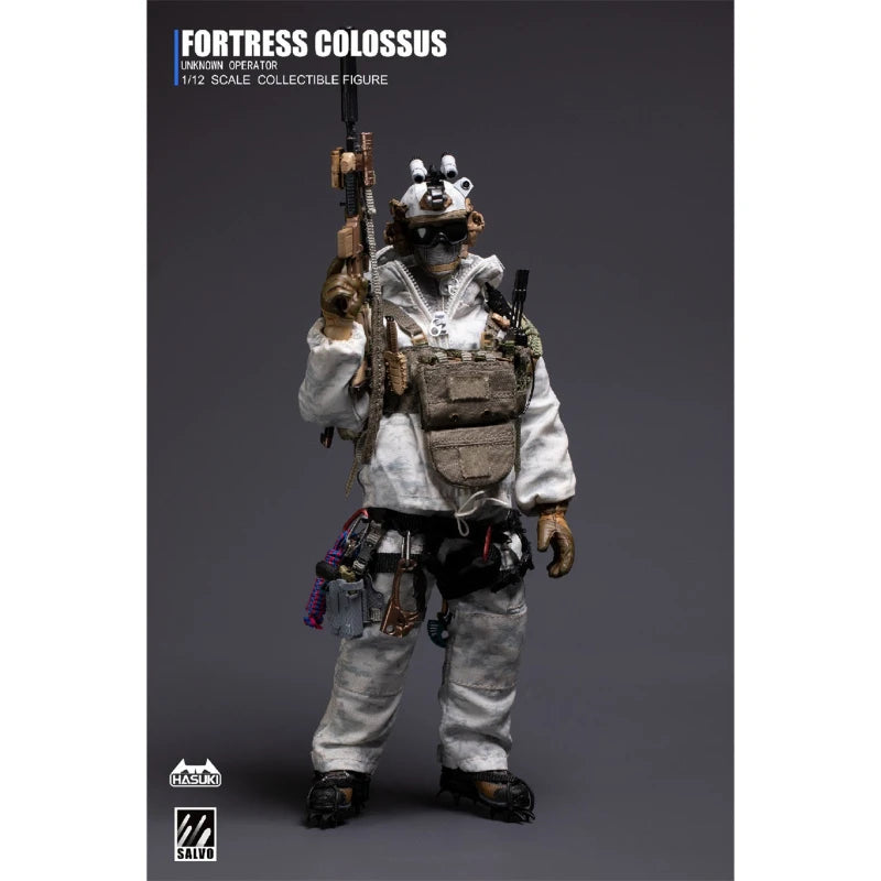 In Stock HASUKI SA-03 FORTRESS COLOSSUS UNKNOWN OPERATOR 1/12 Action Figure Anime Model Trendy Toy Desktop Doll Collectible