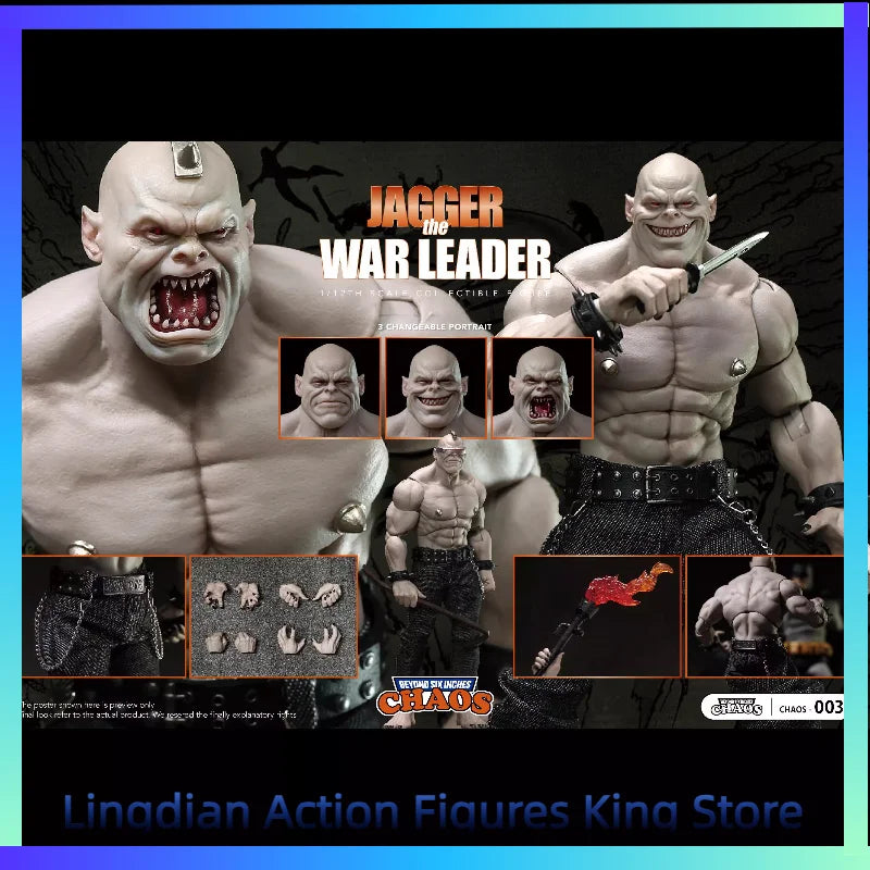 In Stock CHAOS 1/12 Holy War Leader Gagel Mutant Chief Animation Character Model Action Figure Toy Collection Gift