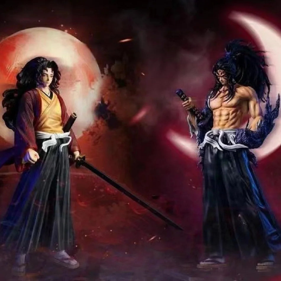 Dämon Slayer Klinge Anime Figur Yoriichi Kokushibou Daki Douma Inosuke Statue Pvc Action Figur Sammlung Modell Spielzeug Geschenk