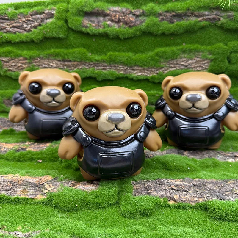 11cm/4.33in Valorant Squeeze Tactical Bear Kneading Doll 3D Fun Decompression Game Peripheral Model Creative Relaxation Gift Toy