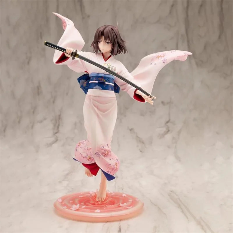 100% Original:Kara no Kyoukai Ryougi Shiki kimono VER.25cm PVC Action Figure Anime Figure Model Toys Figure Collection Doll Gift