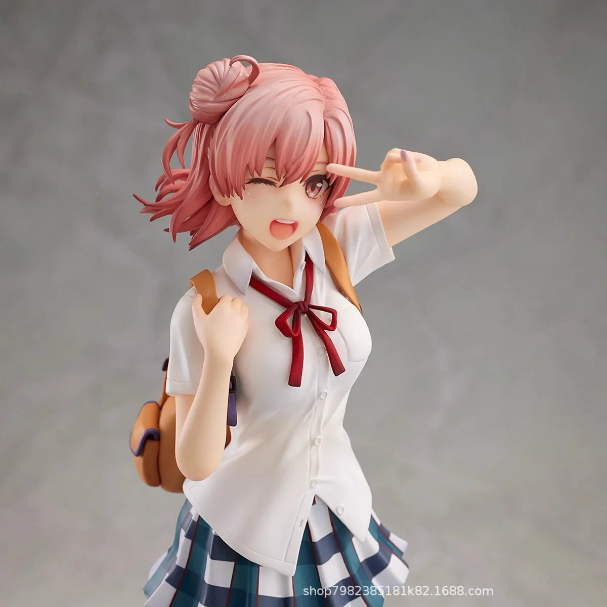 Yuigahama Yui Anime Model Figure - Beautiful Young Girl Garage Kit for Desk Decoration Cute Ornaments Ideal for Animation Fans