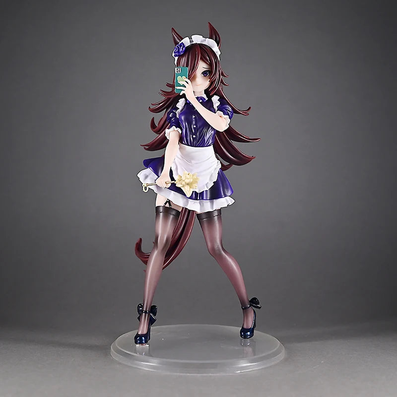 Umamusume Pretty Derby Figure Rice Shower PVC Action Figurine Chinese Anime Figure Girl Toy Game Collectible Model Doll Toy Gift