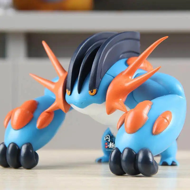 9cm Mega Swampert Anime Figure Model Statue Collection Desktop Decoration Ornament Toys Gifts For Fans