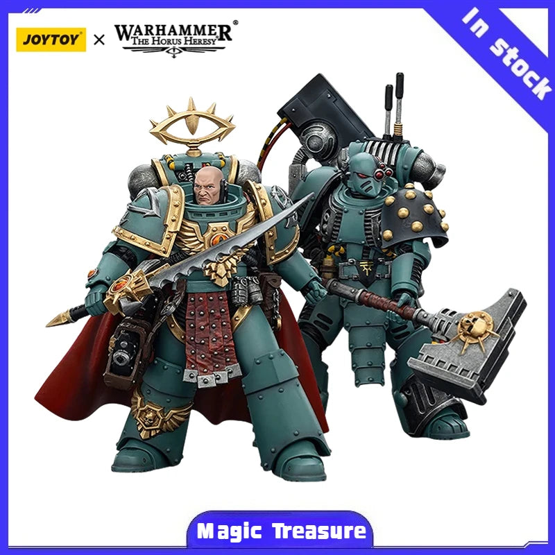 【MT】Pre-sale JOYTOY Warhammer 40K Sons of Horus Tybalt Marr Captain of The 18th Company Siege Breaker 1/18 Action Figure Model