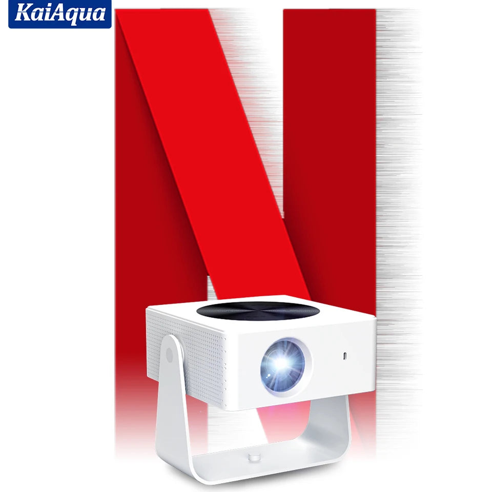 Mini Projector 4K T1pro Newly 500 ANSI Android13 Dual-band WiFi6 BT5.0 Auto Keystone Portable Outdoor Home Cinema Projectors New