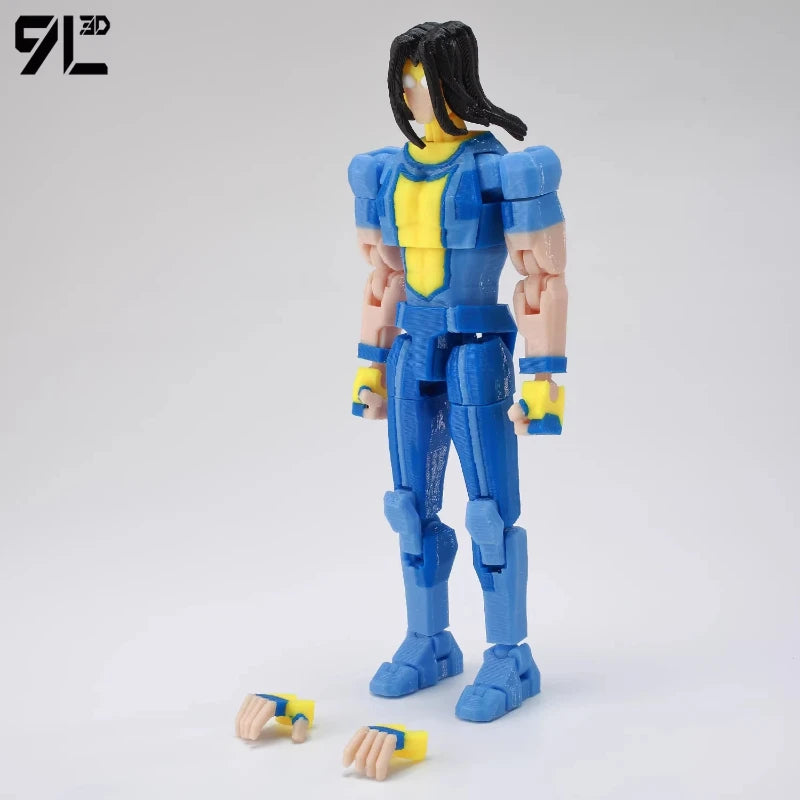 9L 3D Invincible Omni Man Titan Action Figure - Multi-Jointed Articulated Collectible Toy for US Comic Fans Display