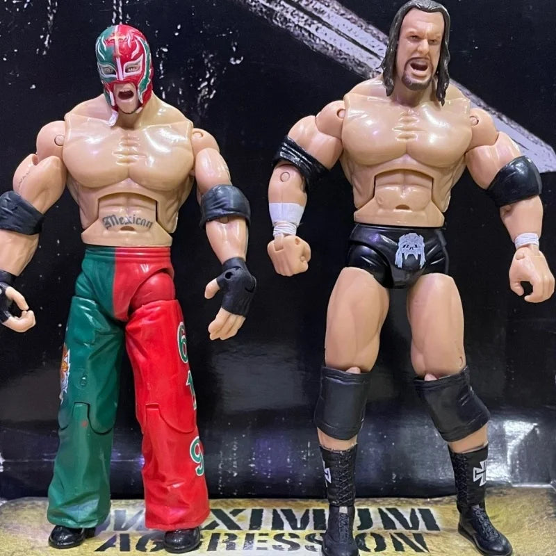New In Stock  Wrestlemania Wrestler Wwe John Cena The Undertaker Figures Toy Rey Mysterio Action Figures Pvc Statue Model Boys