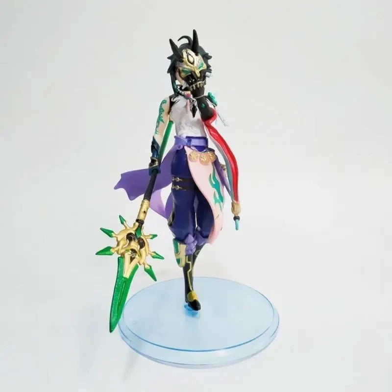 20CM Anime Figure Genshin Impact Xiao Vigilant Yaksha Genshin Impact Klee Paimon Qiqi Figure Collectible Doll Toys Action Figure