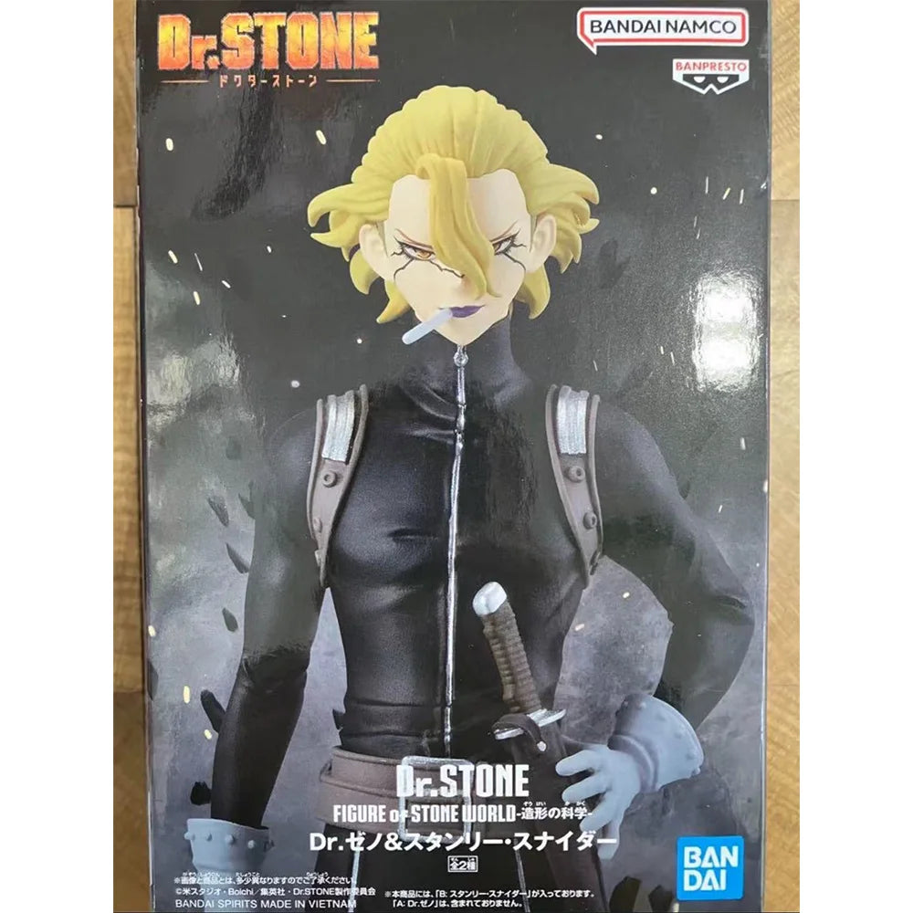 Banpresto BANDAI Dr.STONE Stanley Snyder  Dr. Xenon 2 types In Stock Original Anime Figure Model Genuine Boxed Toy