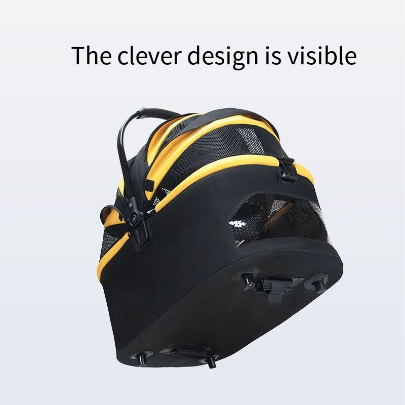 Pet Carts Cats Dogs Going Out Lightweight Foldable and Detachable Carts Small and Medium-sized Dog Carts Dog Strollers 애완동물 수레