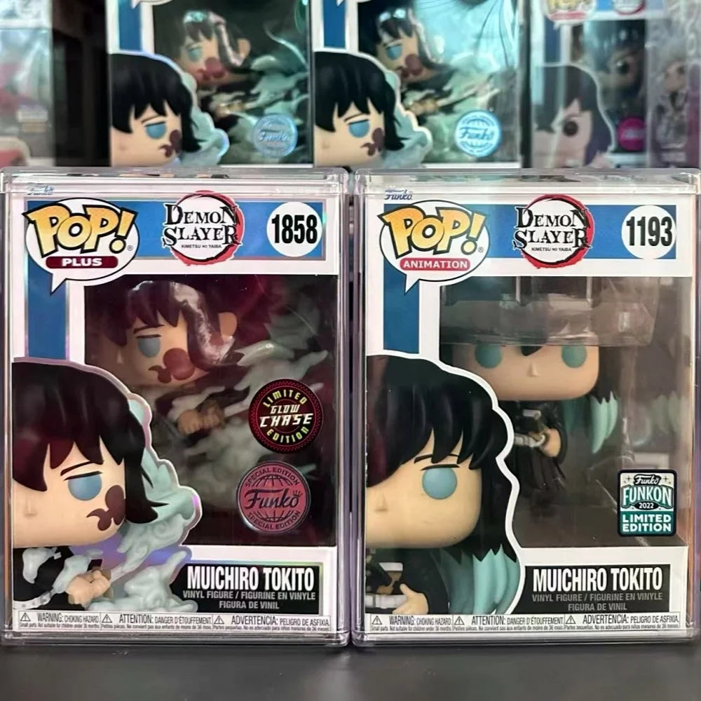 Funko Pop Muichiro Tokito Action Figure Anime Demon Slayer Series Kochou Shinobu Model Limited Edition Collect Original Gifts